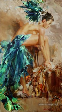  Jolie Tableaux - Une jolie femme ISny 18 Impressionniste nue